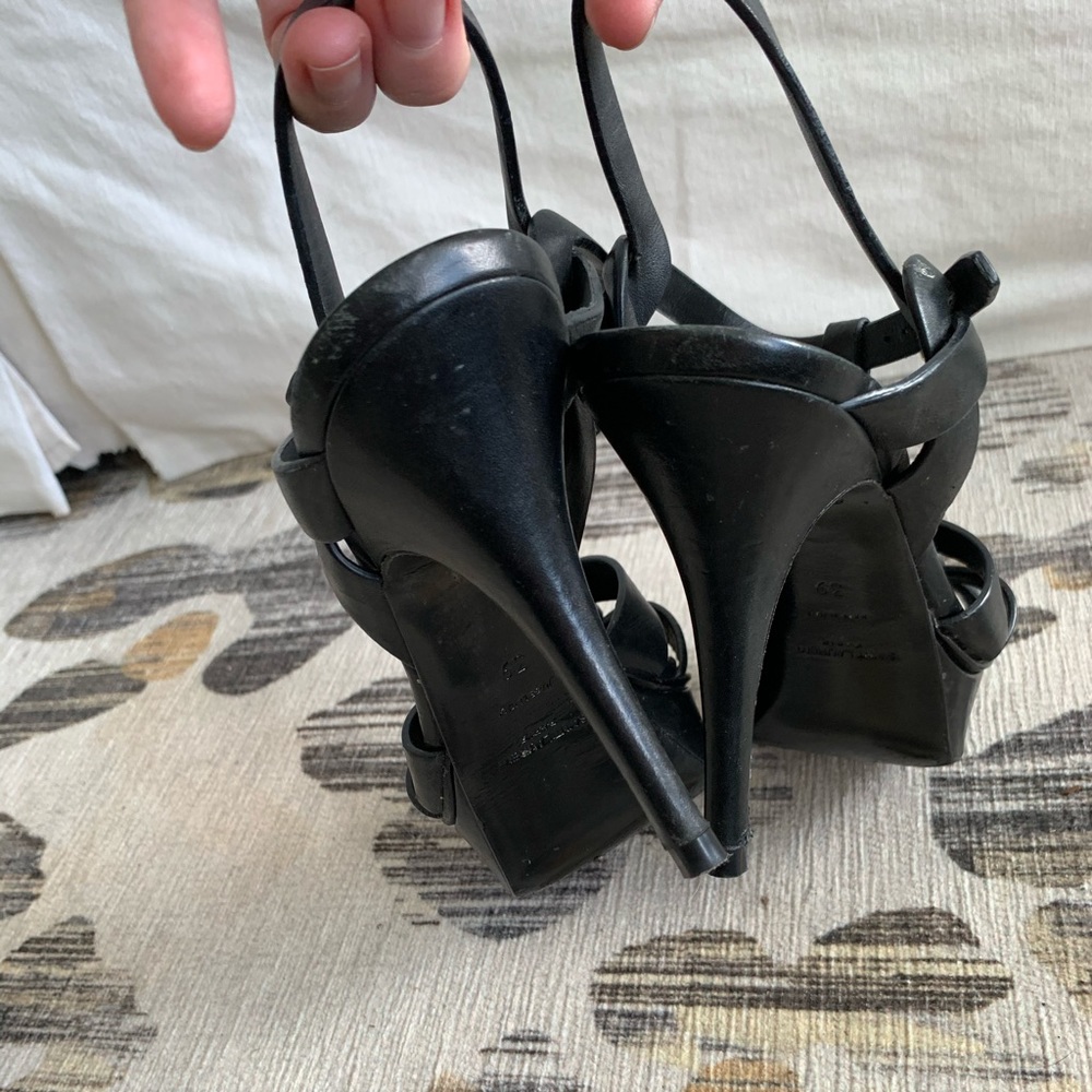 Saint Laurent Paris tribute 75mm heels black 39 - Picture 4 of 11